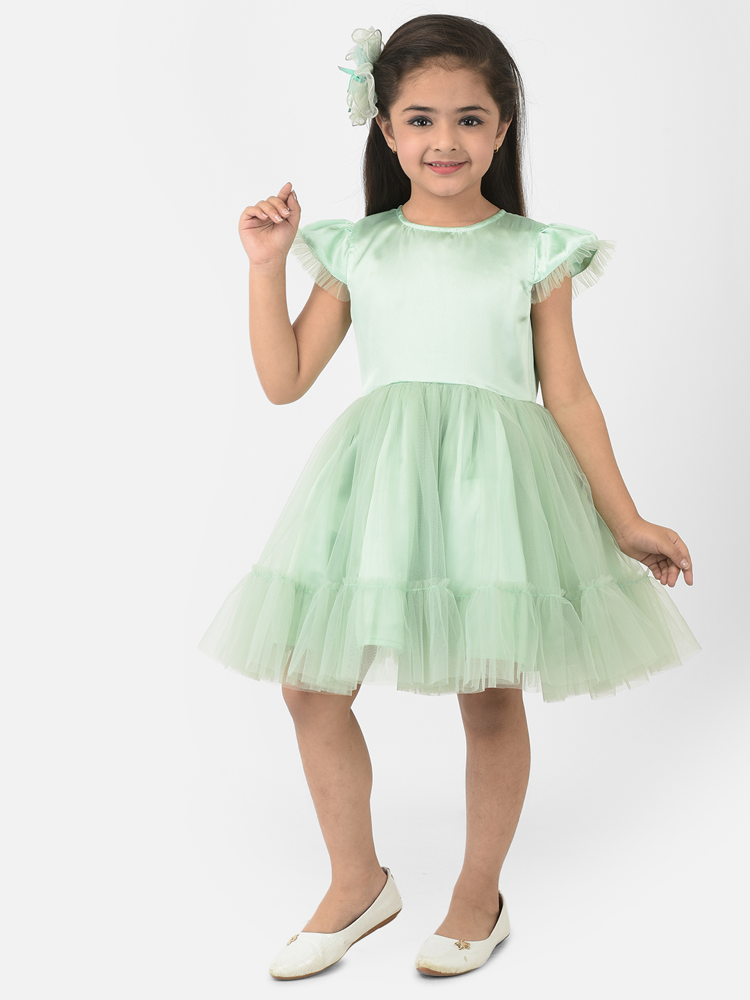 RIGAS kids girls dress mint green - RIGAS